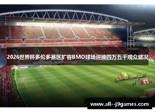 2026世界杯多伦多赛区扩容BMO球场迎接四万五千观众盛况